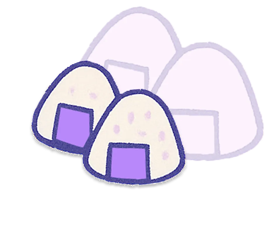 おにぎりのイラスト
