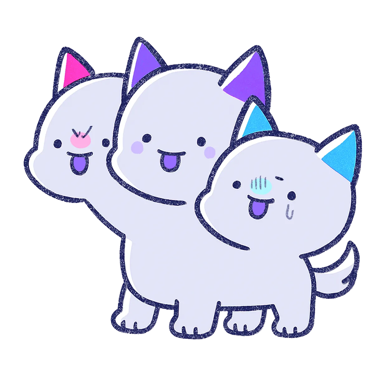 ゆるベロスのイラストです
